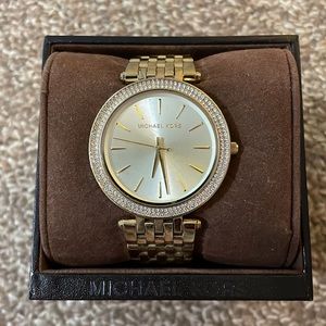 Women's Darci Gold-Tone Stainless Steel Bracelet Watch 39mm MK3191